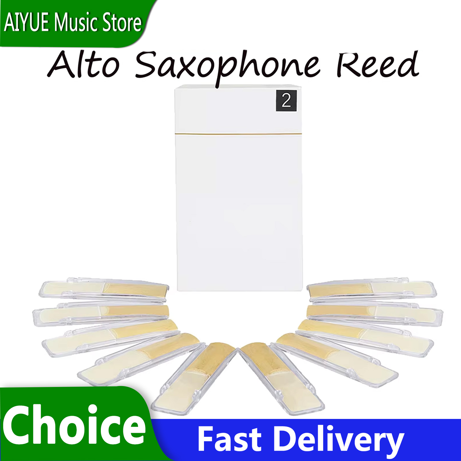 Saxophone Reed Pack - IRIN 10 Buah Reed Saksofon Alto