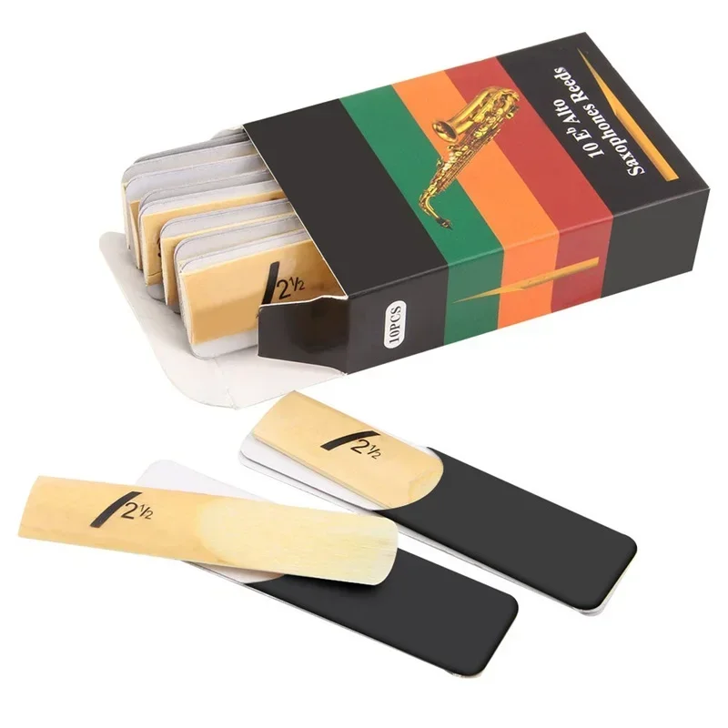 Saxophone Reed Pack - 10 Buah/Pak Peluit Saksofon 1.5/2.0/2.5/3.0/3.5/4.0 Reed