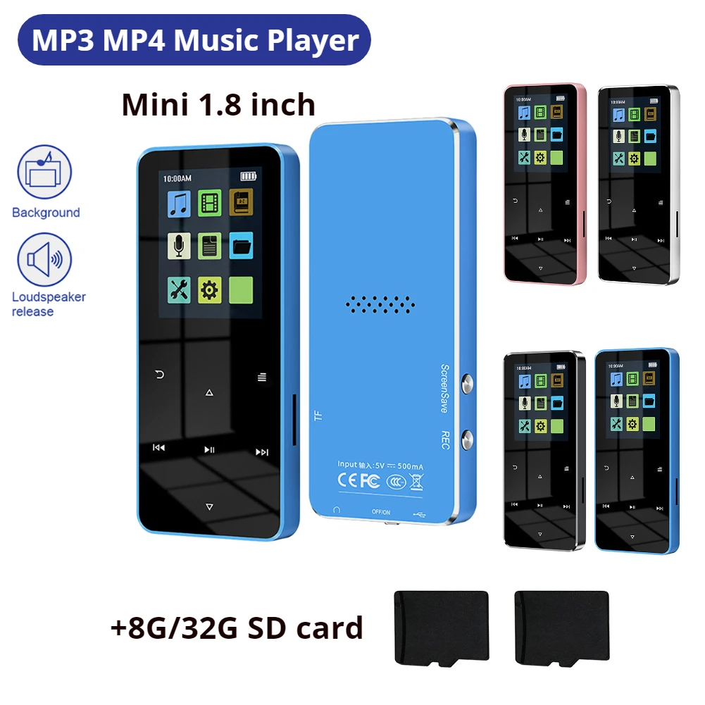 Audio Music Recorder - Pemutar Musik MP3 MP4 Mini 1.8