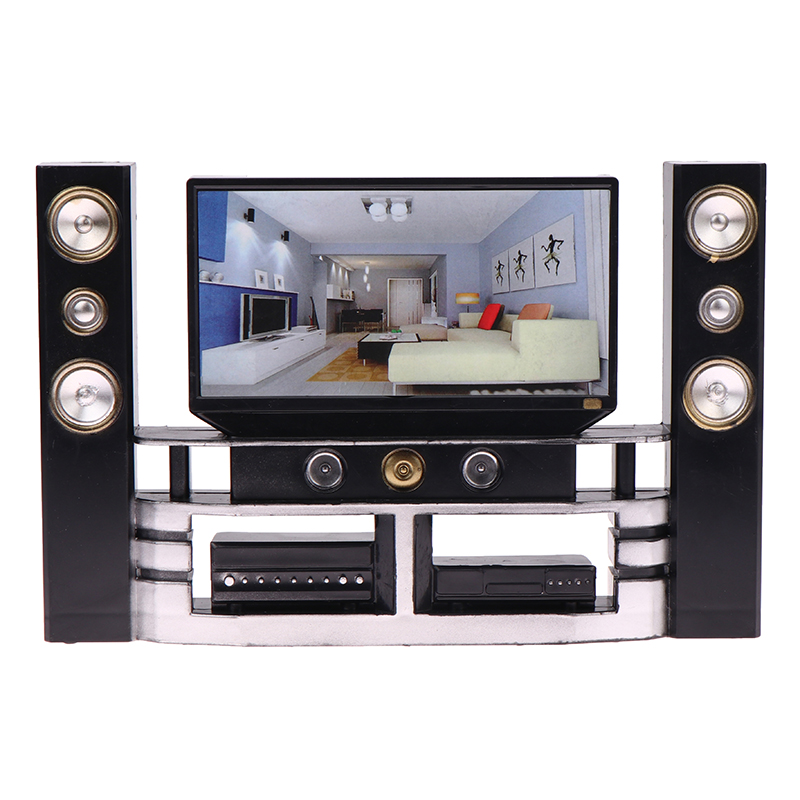 Audio House Music - Ornamen TV Audio Rumah Boneka dalam