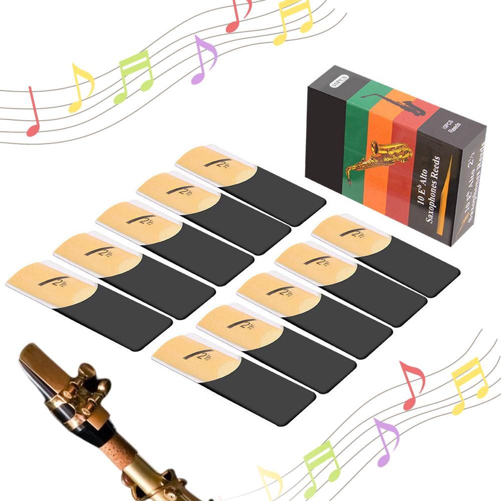 Saxophone Reed Pack - 10 Paket Reed Saxophone Alto Eb