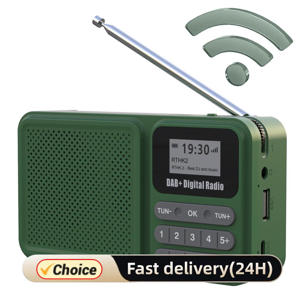 Audio Music Play - Radio DAB+ Portabel dengan Layar LCD