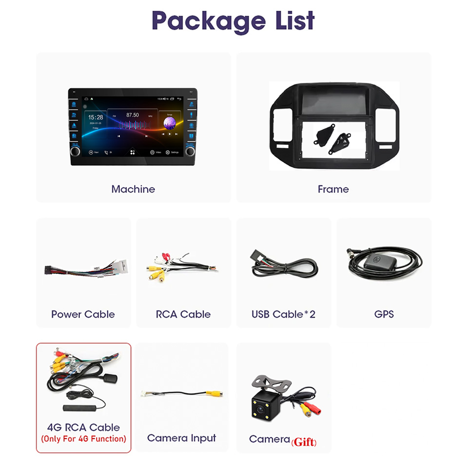 Ram 8G 128GB QLED Radio Mobil  - Audio Music Hindi ulasan dan harga