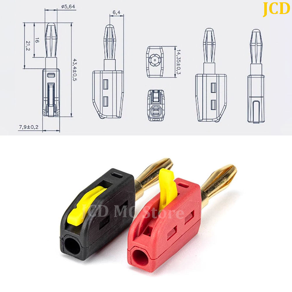Steker Pisang 4Mm 32A Konektor - Audio Music Test ulasan dan harga
