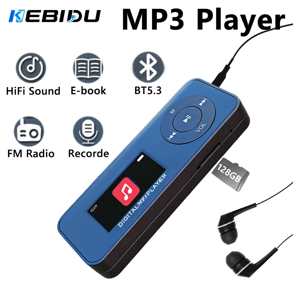KEBIDU Pemutar MP3 Portabel Bl - Audio Music Recorder ulasan dan harga