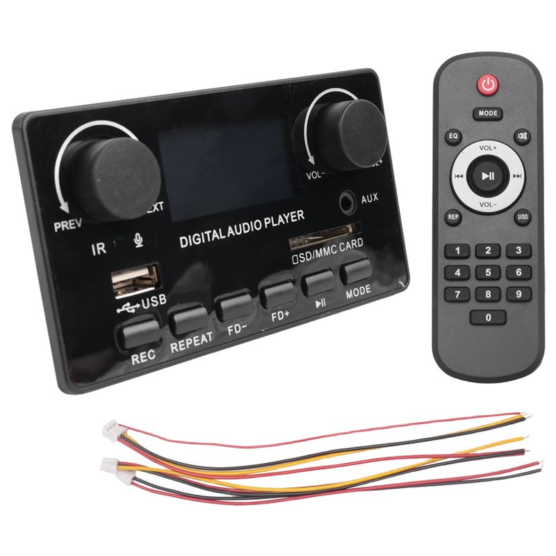 Papan Dekoder MP3 Bluetooth 5. - Audio Music Play ulasan dan harga
