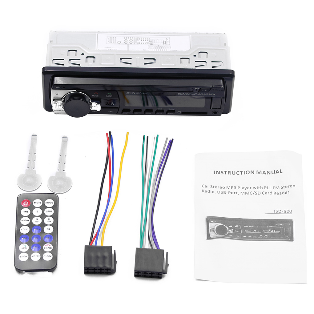 JSD-520 pemutar MP3 mobil, Blu - Audio Music Recorder ulasan dan harga