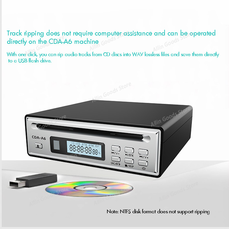 Pemutar CD Bluetooth Portabel  - Audio Music Cd ulasan dan harga