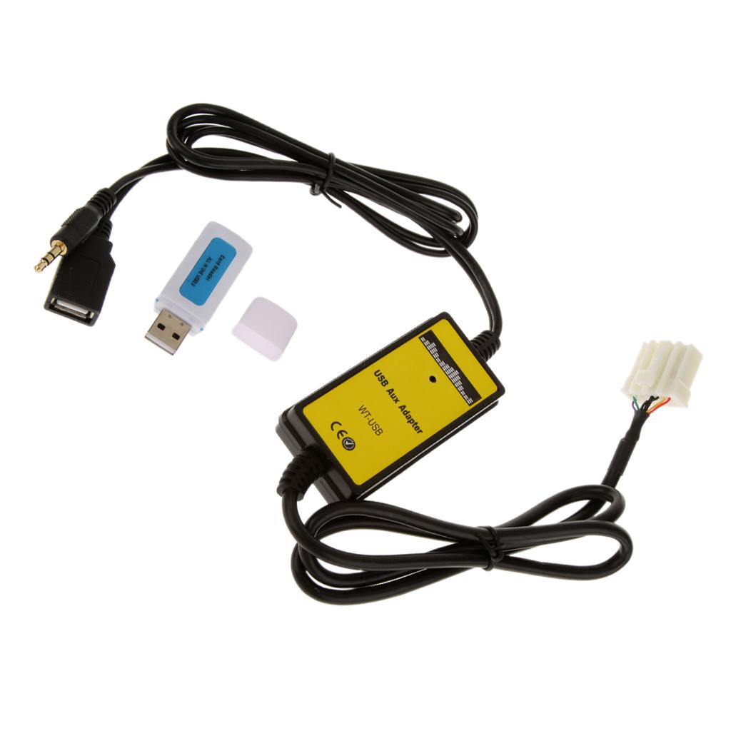 Adaptor Aux Mobil Kabel Audio  - Audio Music Cd ulasan dan harga