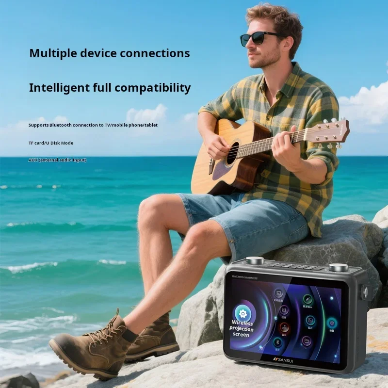 Subwoofer Sansui K115 80W Daya - Audio Music To Lyrics ulasan dan harga
