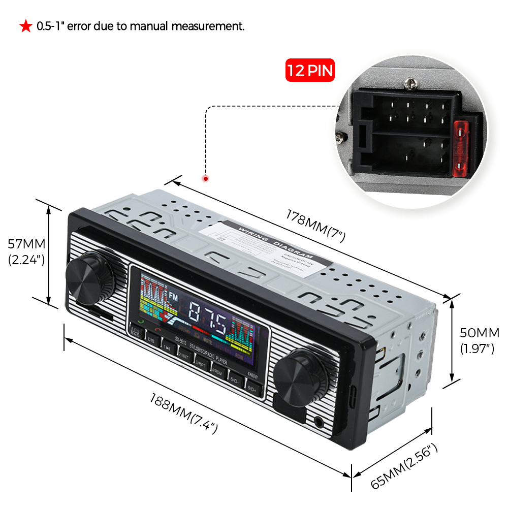 Pemutar MP3 nirkabel Bluetooth - Audio Music Play ulasan dan harga