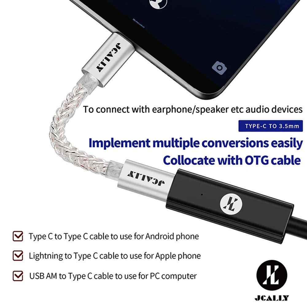 JCALLY AP7 Portable DAC Amplif - Headphone Amplifier Dac ulasan dan harga