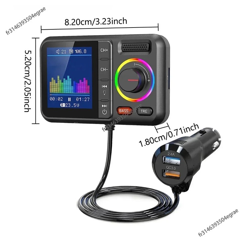 Transmitter FM Mobil Dual USB  - Audio Music Play ulasan dan harga