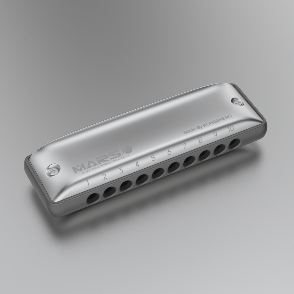 KONGSHENG M1MARS lubang bulat  - Harmonica 10 Hole ulasan dan harga