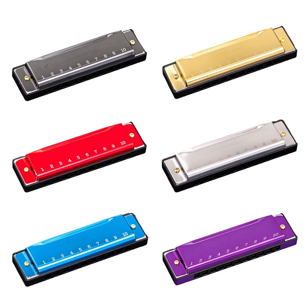 Harmonika Logam 10 Lubang Nada - Harmonica 10 Hole ulasan dan harga
