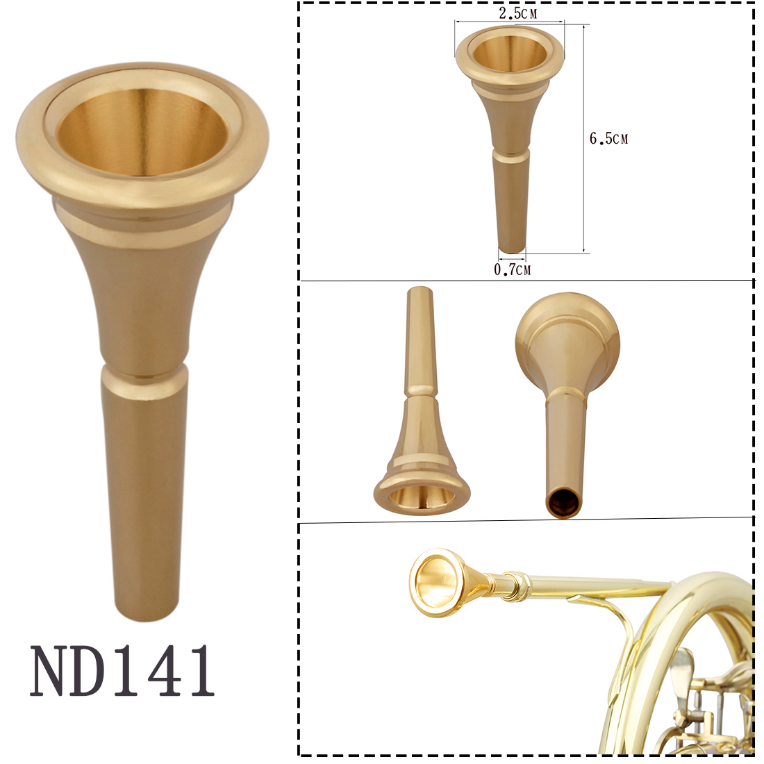 SLADE Instrumen Kuningan Coron - Trombone Mouthpiece ulasan dan harga