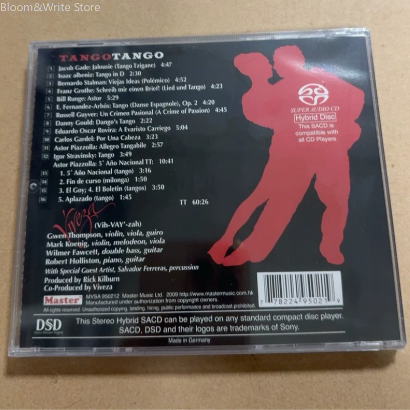 CD Musik Tango Dance HIFI Audi - Audio Music Test ulasan dan harga