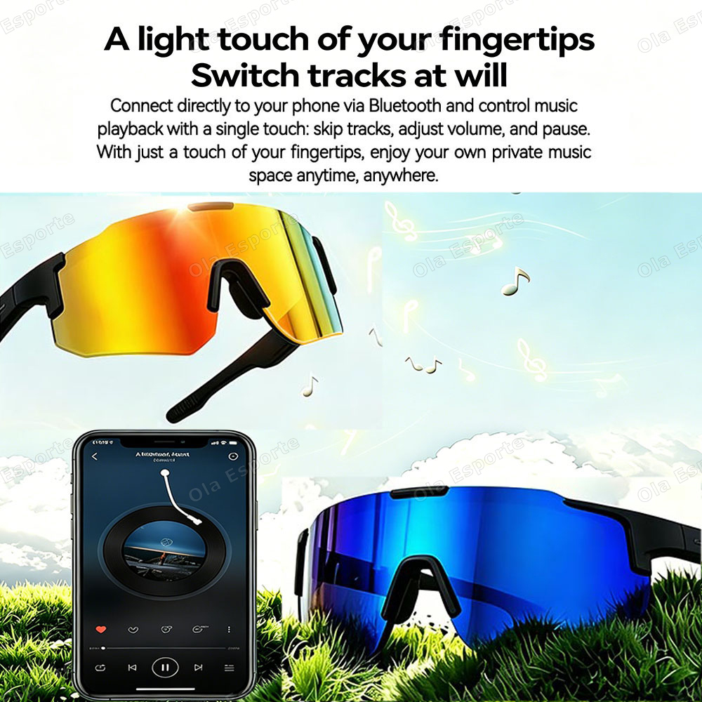 Kacamata Pintar Bersepeda Kame - Audio Music Bluetooth ulasan dan harga