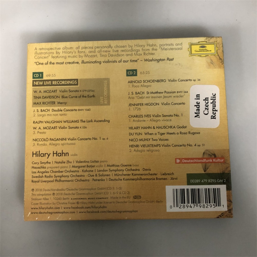 CD 'Retrospective' Hilary Hahn - Audio Music Cd ulasan dan harga