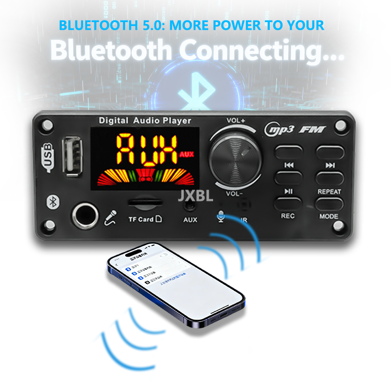 Papan Dekoder MP3 Bluetooth 5. - Audio Music Play ulasan dan harga