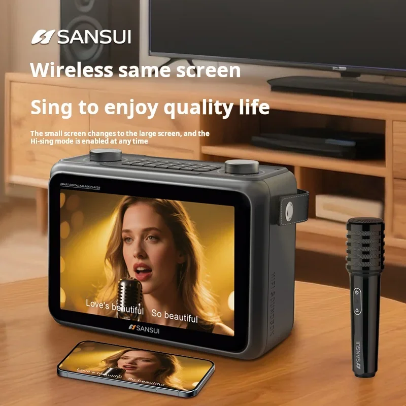 Sansui K115 Baru Layar Besar L - Audio Music To Lyrics ulasan dan harga