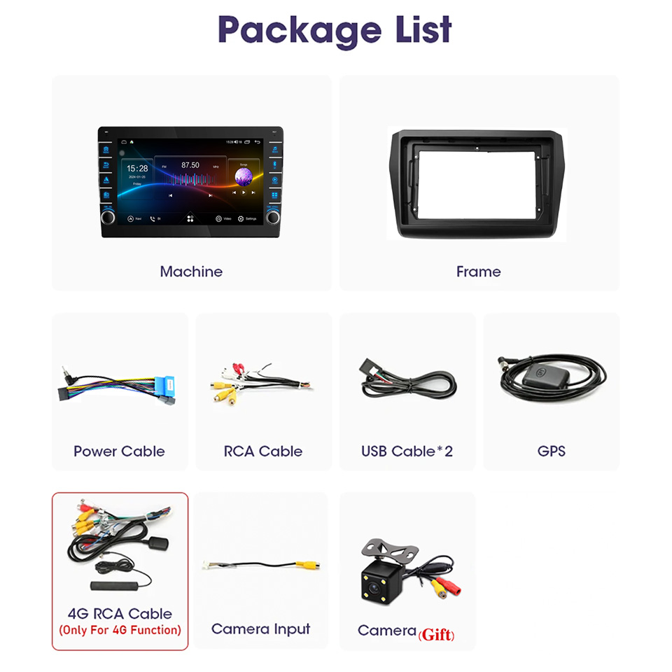 Ram 8G 128GB Android 14 Radio  - Audio Music Hindi ulasan dan harga