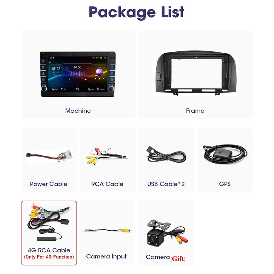 8G Ram 128GB QLED Radio mobil  - Audio Music Network ulasan dan harga