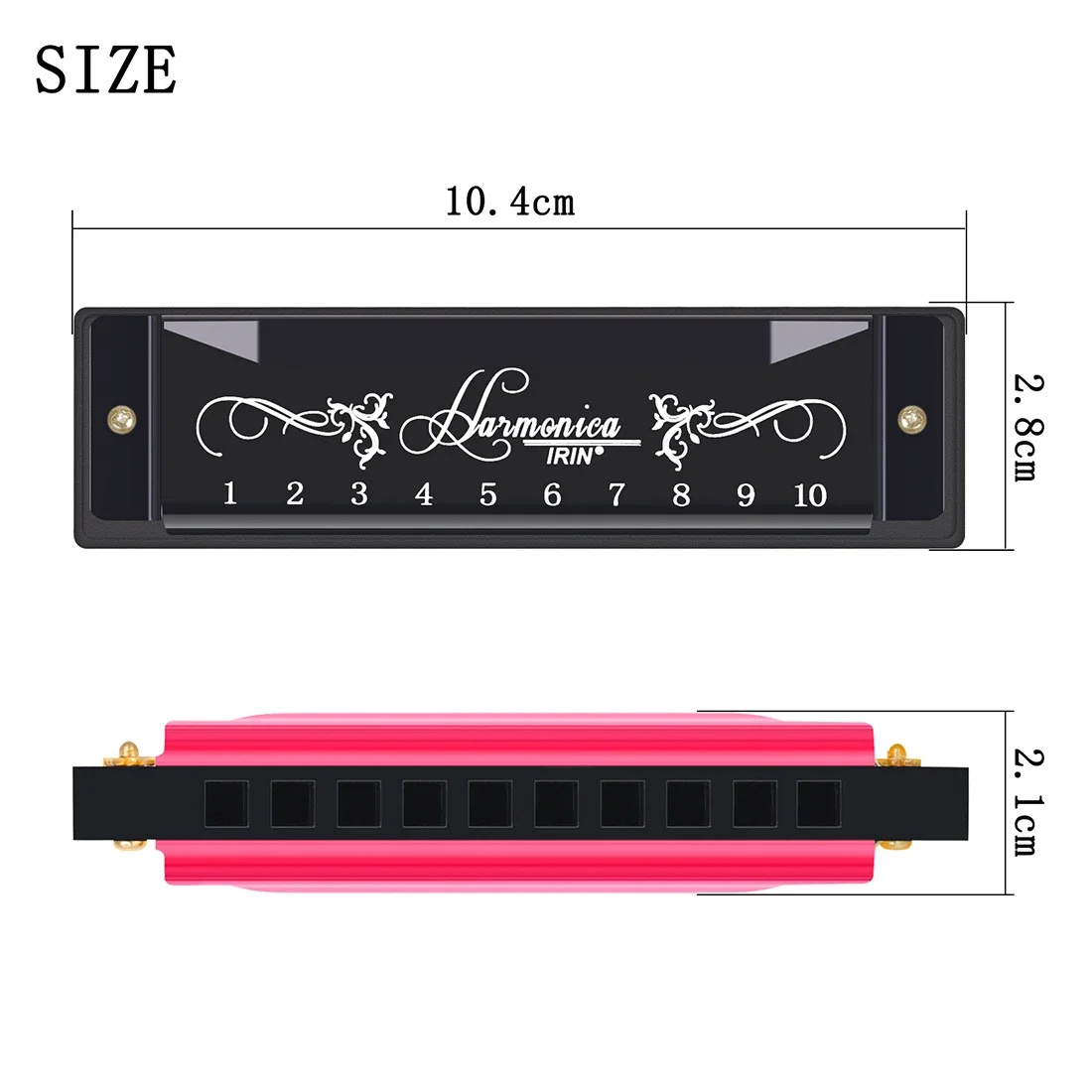 IRIN Harmonika 10 Lubang 10 Na - Harmonica 10 Hole ulasan dan harga