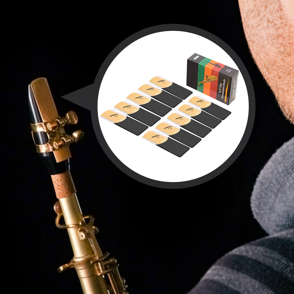 10 Paket Reed Saxophone Eb Alt - Saxophone Reed Pack ulasan dan harga