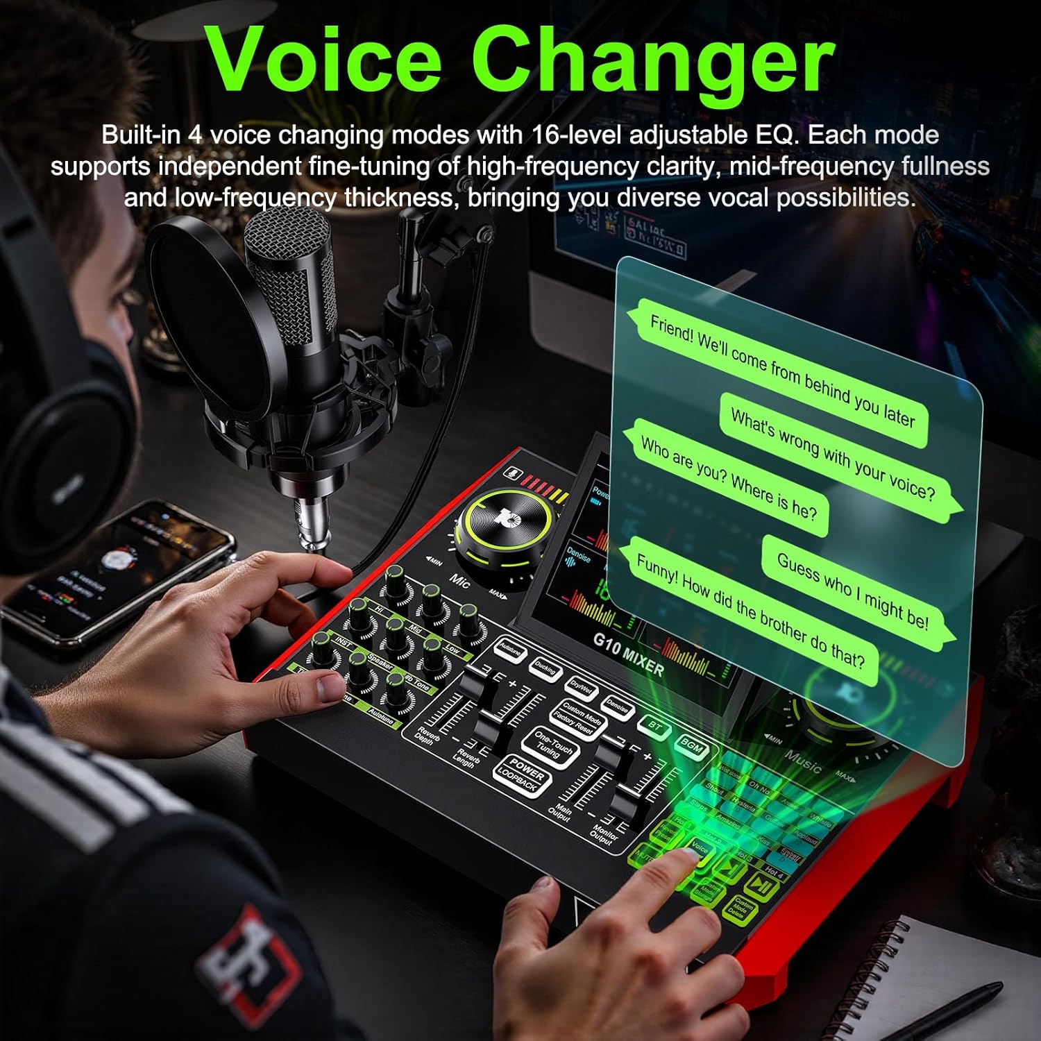 Tenlamp G10 Antarmuka Audio St - Audio Music Recorder ulasan dan harga
