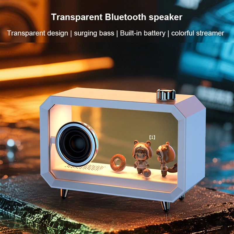 Speaker Bluetooth Transparan D - Audio Music Mp3 Free ulasan dan harga