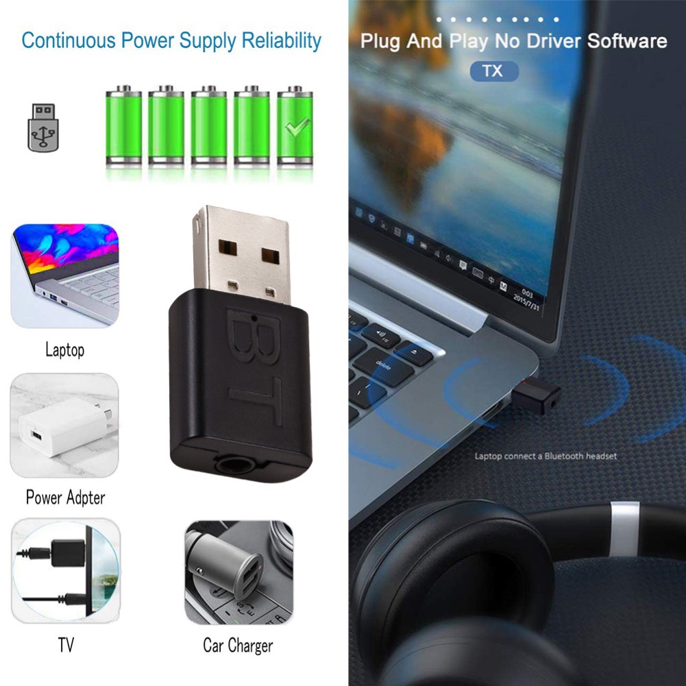 Penerima Bluetooth USB 2 In 1  - Audio Music Play ulasan dan harga