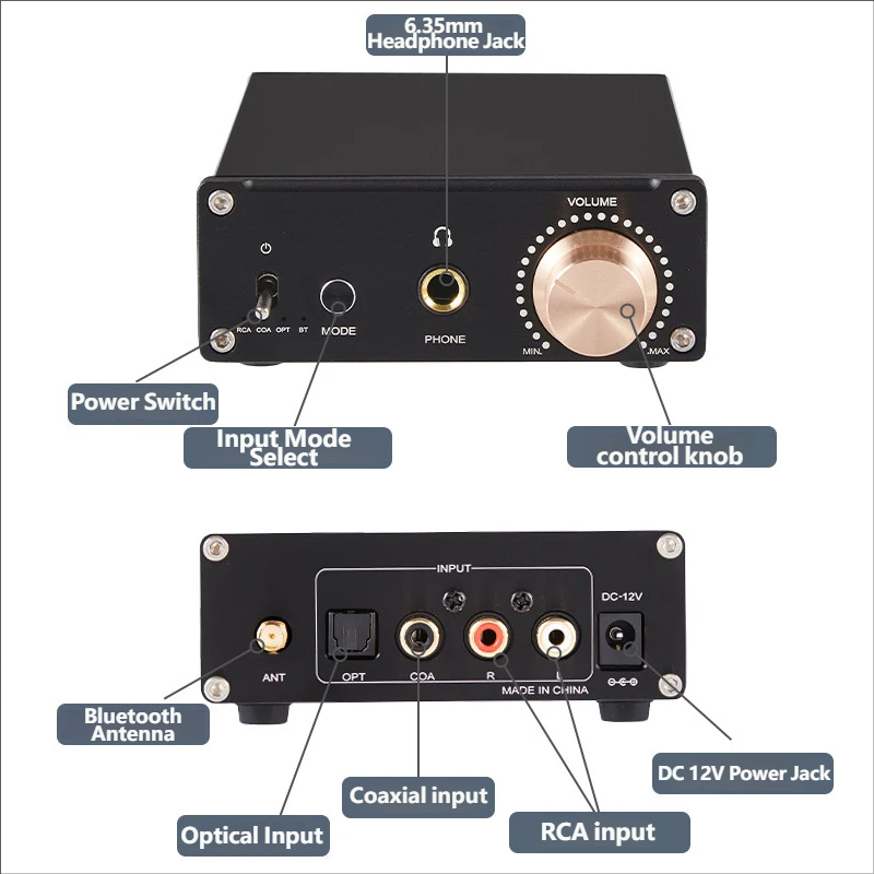 YJCO A938 DAC Hifi Headphone A - Headphone Amplifier Dac ulasan dan harga