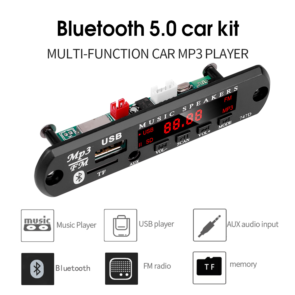 KEBIDU 9V 12V MP3 WMA Papan De - Audio Music Recorder ulasan dan harga