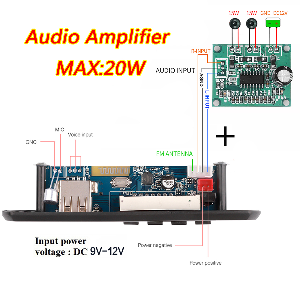 KEBIDU 9V 12V MP3 WMA Papan De - Audio Music Recorder ulasan dan harga