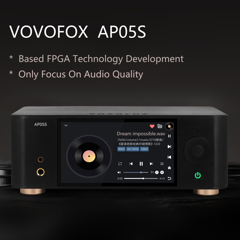 VOVOFOX-HiFi AP05S Pemutar Mus - Audio Music Mp3 Free ulasan dan harga