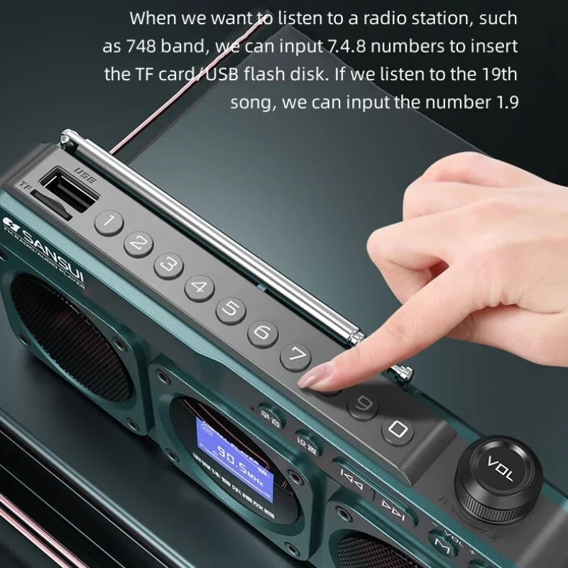 Radio FM F28 Portabel Jam LED  - Audio Music To Lyrics ulasan dan harga
