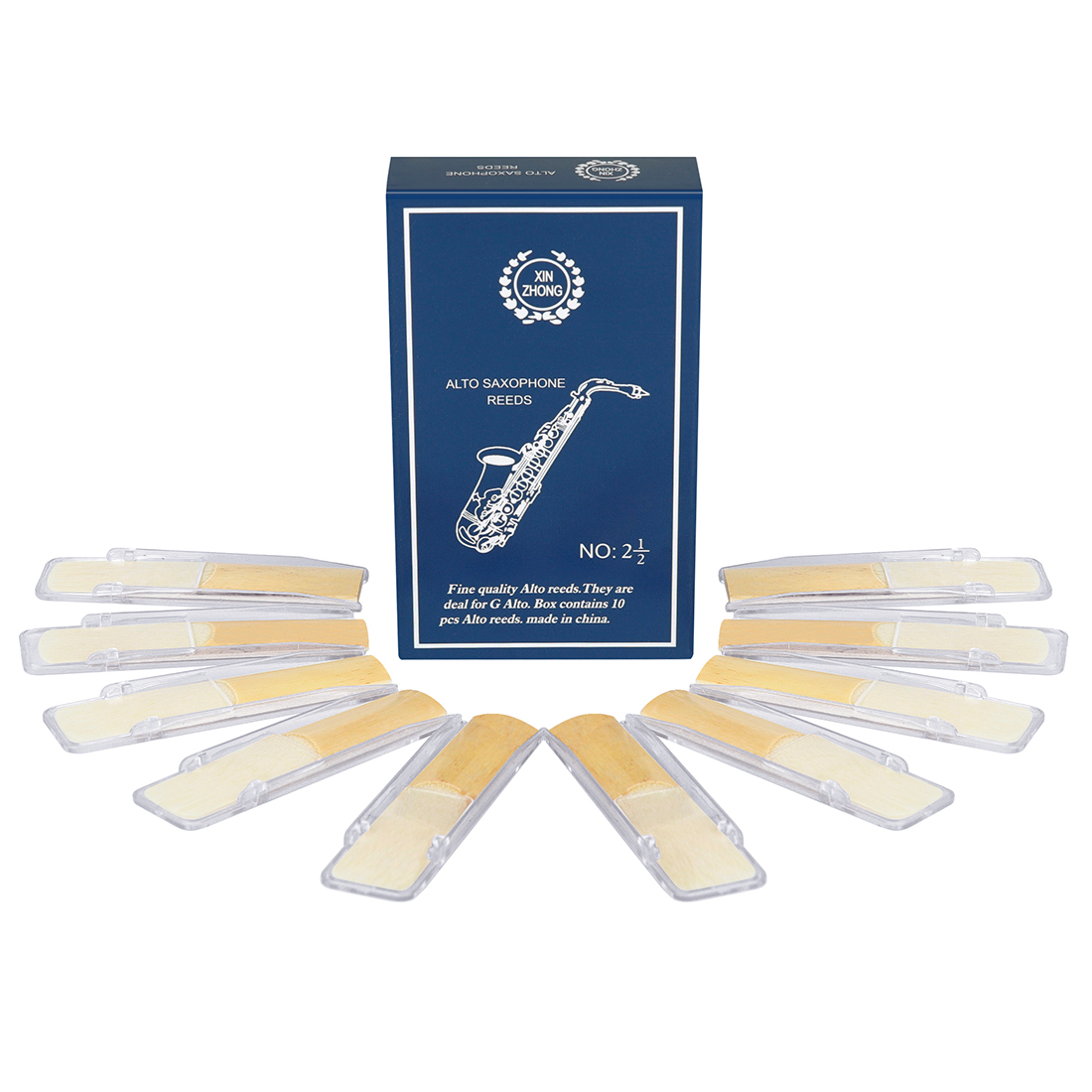 10 Buah Alto Saxophone Reeds S - Saxophone Reed Pack ulasan dan harga