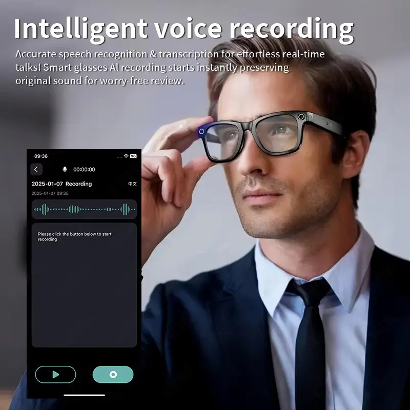 Kacamata Pintar AI dengan Kame - Audio Music Recording ulasan dan harga